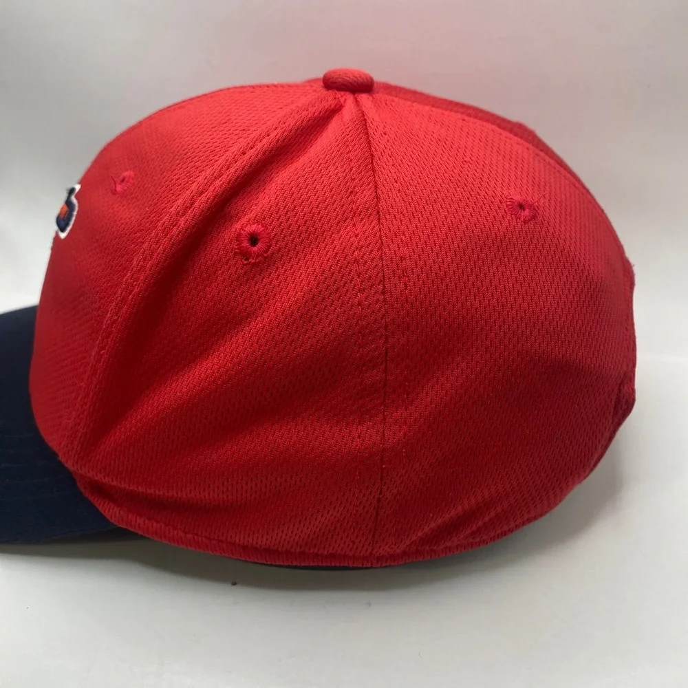 Louisville Bats OC Sports MiLB Baseball hat Youth Red Blue Adjustable minor leag